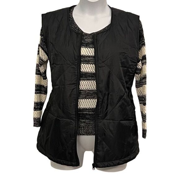 NWT Black Socialite Vest Lightweight Layer Size L/XL - Picture 3 of 4